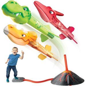 Rocket Dinosaur Launcher for Kids - Launch up to 100 ft.